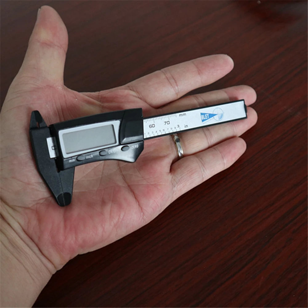 ETOPOO 0-70mm Electronic Digital Caliper Carbon Fibre Vernier Calipers Plastic Gauge Micrometer Ruler Measuring Tools Instrument