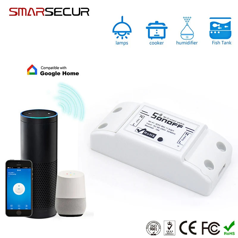 Wireless WIFI Smart Switch For Smart Home Security System