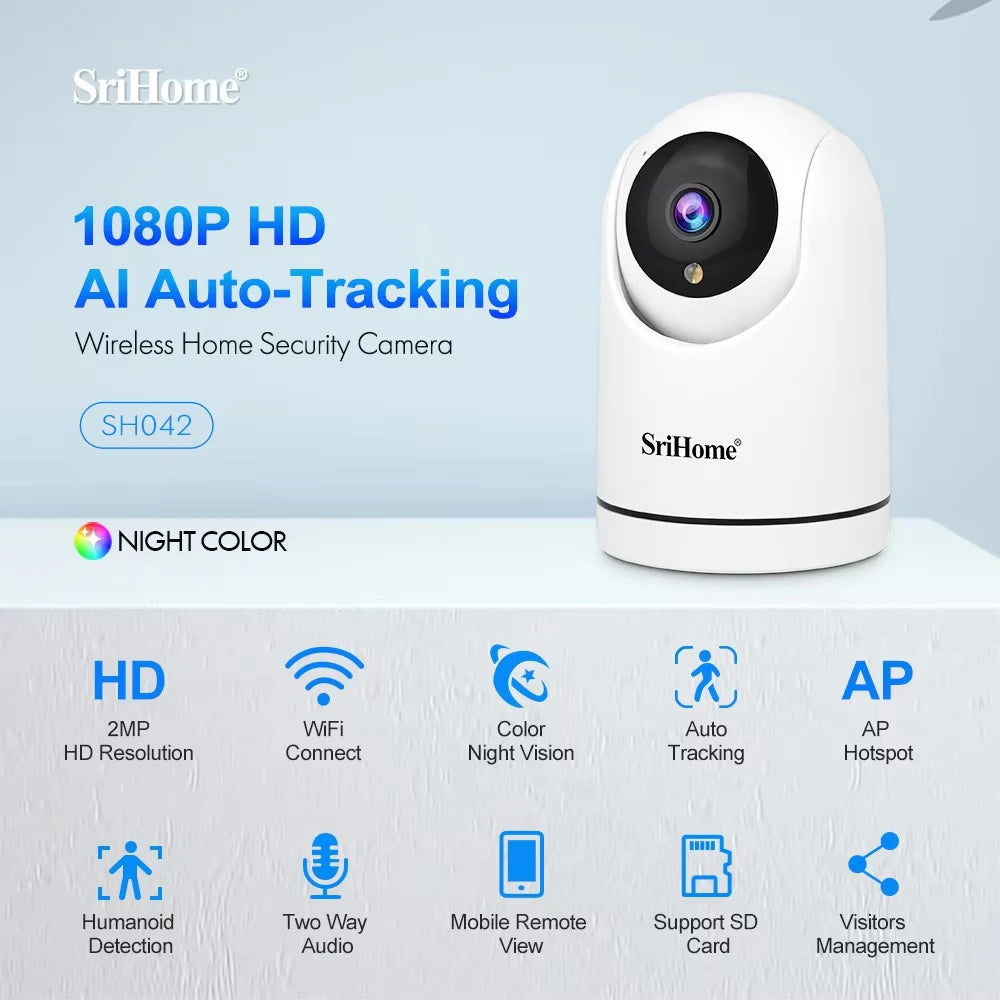 1080P WiFi Indoor Security Camera