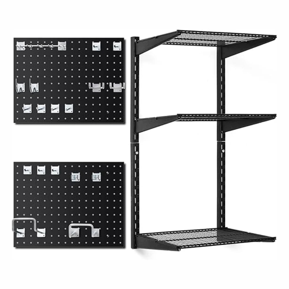 IronStack Heavy‑Duty Garage Shelving