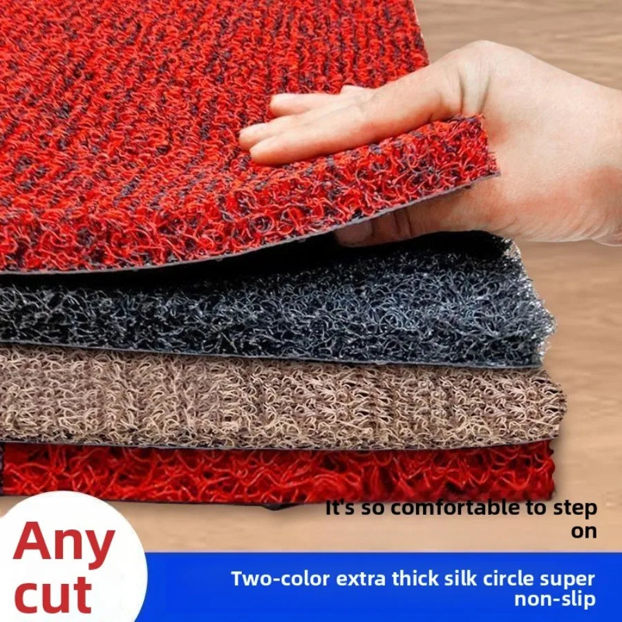 Waterproof Car Floor Mats - Self-Cut Universal Driver & Passenger Side | Wire Loop Non-Slip Foot Pedal Liners