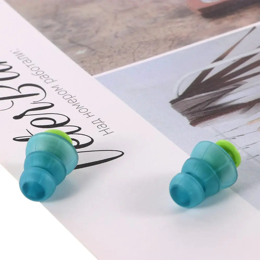 Concerts Reusable Noise Reduction Silicone Ear Plugs Noise Cancelling Hearing Protection