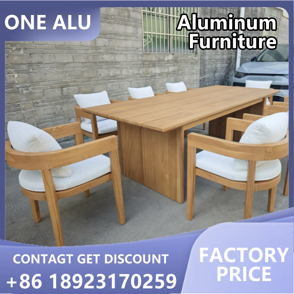 Hotel Modern Aluminum Outdoor Furniture Villa Garden Sofa Set Durable Patio Furniture Set Resort Luxury Outdoor Garden Use