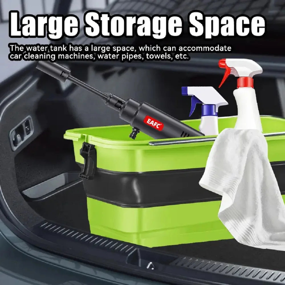 22L Large Capacity Foldable Water Tank Special Bucket for Car Washing Machine Suitable for Car Cleaning Camping Fishing Washing
