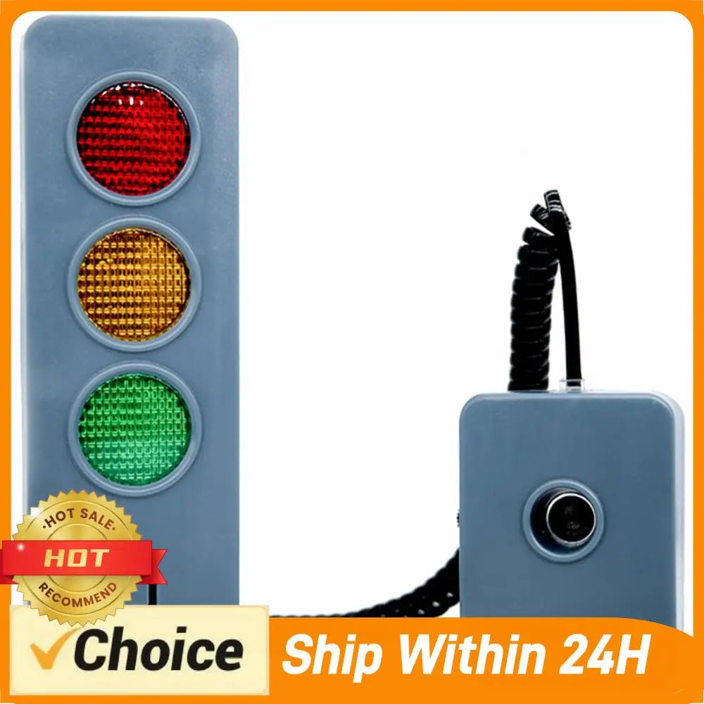 Parking Warning Alarm Distance Stop Aid Anti Collision Garage Smart Parking Device with Three Colors Light Battery Operated