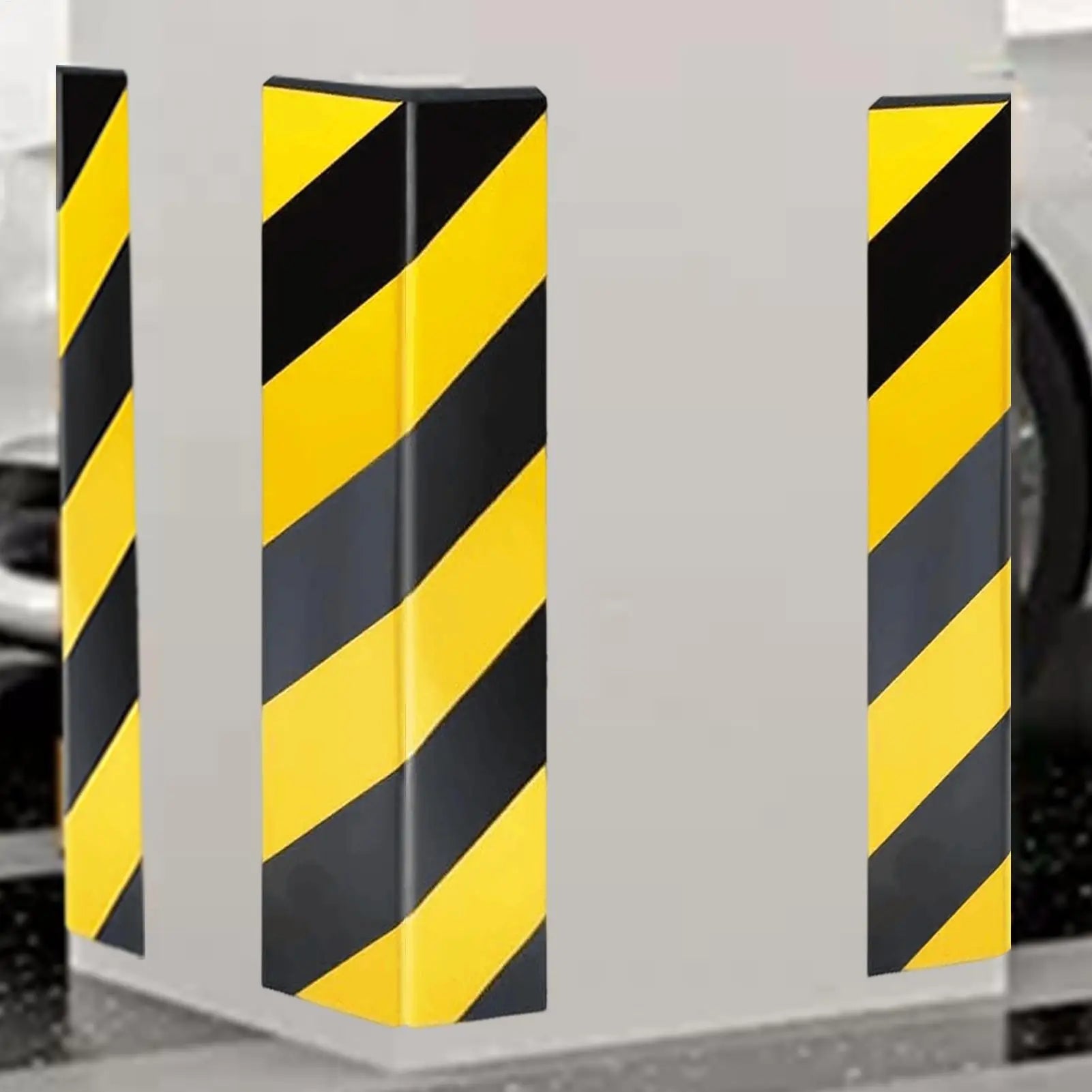 Garage Bumpers for Parking Car Reflective Wall Bumper Guards Non-Slip Cushion Self-Adhesive Foam Pad Heavy-Duty Protection