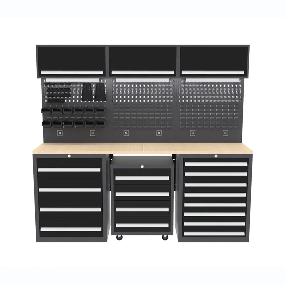 Full Garage Workbench Tool Chest Cabinet With Drawers Customizable OEM & OBM Support For Tool Storage