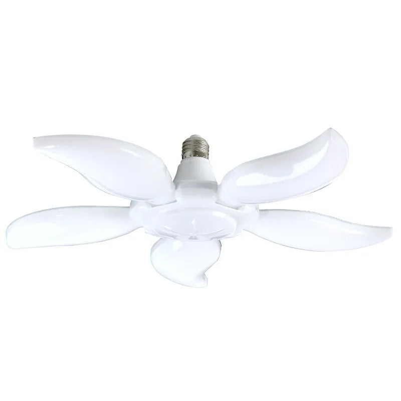 LED Garage Light Ceiling Lights 85-265V 30-80W Fixture Deformable Lamp Workshop Stadium LED Industrial Lighting Deformation Lamp