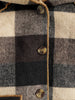 Boys' Long Sleeve Plaid Fleece-Lined Jacket with Button Front & Pockets - Cozy Fall/Winter Warmth, Casual Cardigan Collar, Brown/ Tartan Pattern, Machine Washable For Outdoor Play & Casual Attire, Winter Jacket For Boys, Fall