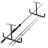 2PCS Ceiling Rack Shelf T-Shaped Overhead Garage Storage Rack Heavy Duty Hanger For Garage Garden Tools Shovel Rake Organizer