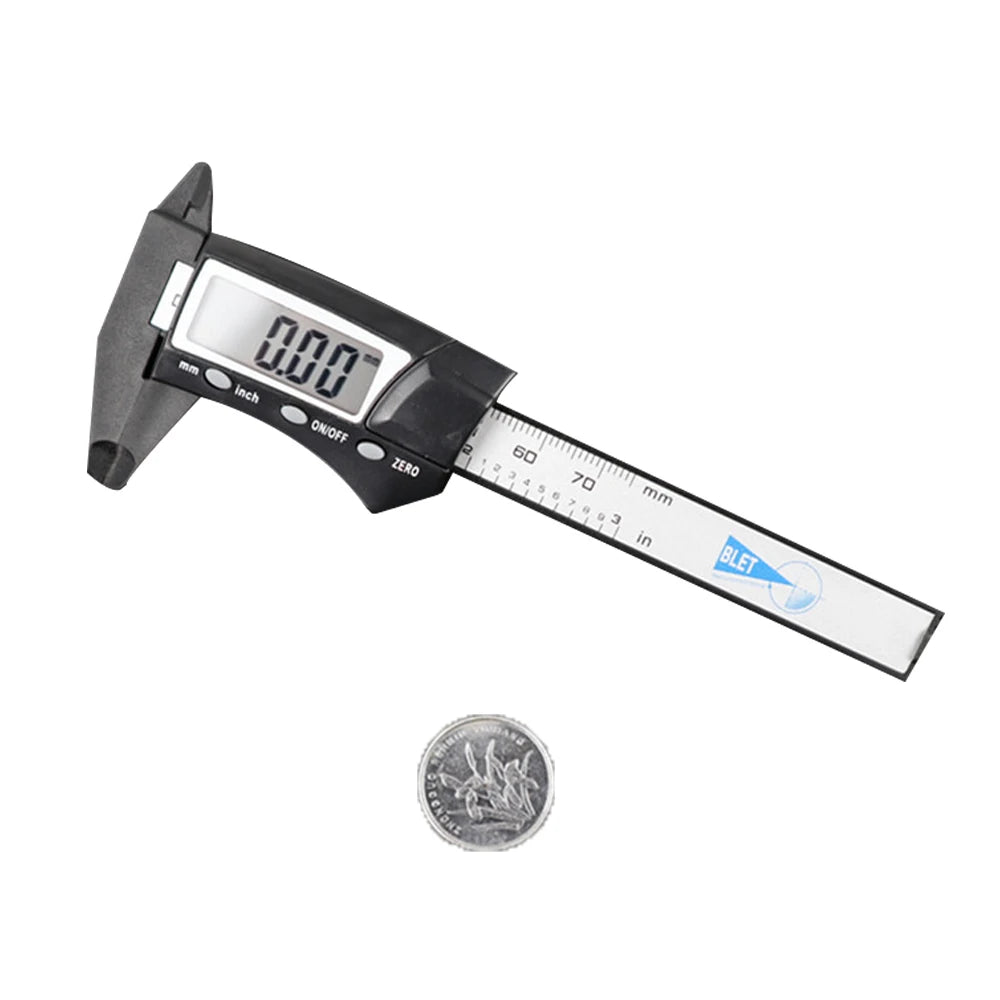 ETOPOO 0-70mm Electronic Digital Caliper Carbon Fibre Vernier Calipers Plastic Gauge Micrometer Ruler Measuring Tools Instrument