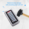 Backlight RFID Metal Keypad Door Access Control System Wiegand 26/34 IP68 Waterproof Proximity Card Standalone With 2000 Users