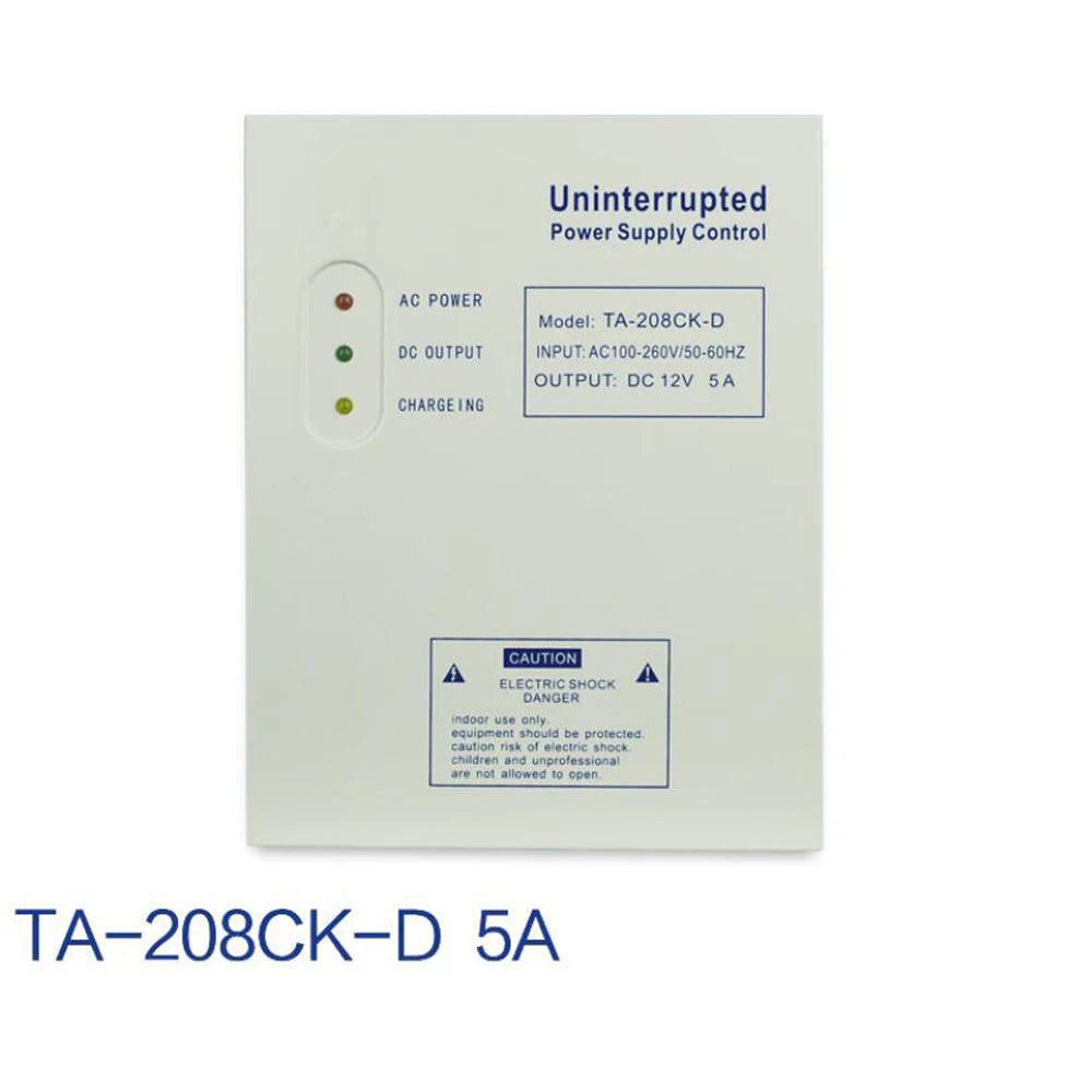 DC12V 5A 50W Door Access Control System Switch Power Supply AC 110~240V Door Access Control Power Supply K80 TA208CK TA209CK