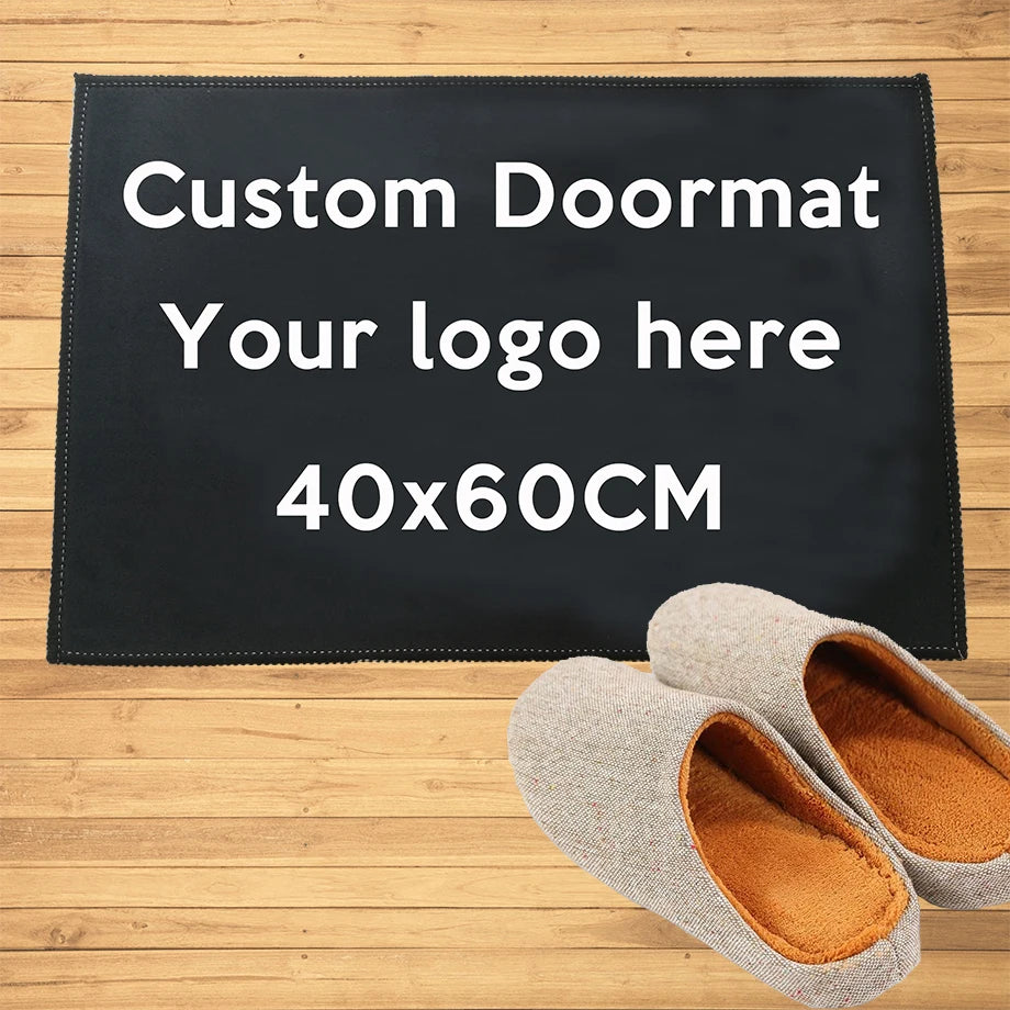 Custom Doormat Entrance Welcome Mat Hallway Doorway Bathroom Kitchen Rugs Floor Mats Carpet Any Color Home Decor Gift