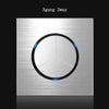 1 2 3 4 Gang 1 Way 2 Way Wall Lamp Switch Silver Aluminum Alloy Panel Light Switches EU UK US Socket AC 90V-250V