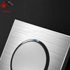 1 2 3 4 Gang 1 Way 2 Way Wall Lamp Switch Silver Aluminum Alloy Panel Light Switches EU UK US Socket AC 90V-250V