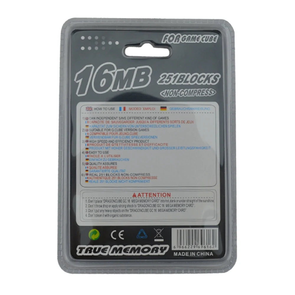 16MB Memory Card Saver for GameCube for  NGC for wii storage card game accesssory