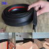 3/5m Garage Door Weather Multipurpose Home Edge Replacement Full Wrap Dustproof Portable Adhesive Seal Strip Bottom Rubber Trim