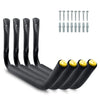 Hanger Tool Heavy Duty Kayak Rack Wall Mounted Multipurpose Kayak Hanger Black Portable Garage Kayak Storage Hook Snowboard