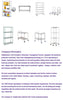 5 Tier Stainless Steel Storage Shelves For Kitchen Garage Shelves Heavy Duty Shelving Metal Shelving Units And Storage Kitchen