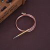 60/120cm Universal Gas Thermocouple Valve Fireplace Boilers Ovens Replacement Temperature Controller Probe with 5 Fixed Parts