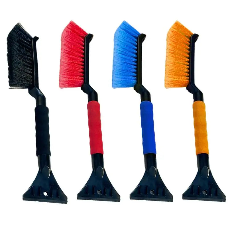 Ice Scrapers for Car Windshield 2 in 1 Snow Scraper and Brush Ergonomic Foam Grip Snow Cleaner for Car Window Ice Scraper