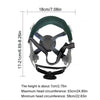 Hot 4/8 Points Support Helmet Lining Knob/button Suspension System Hat Adjustable Lock Strap Black&grey Head Belt