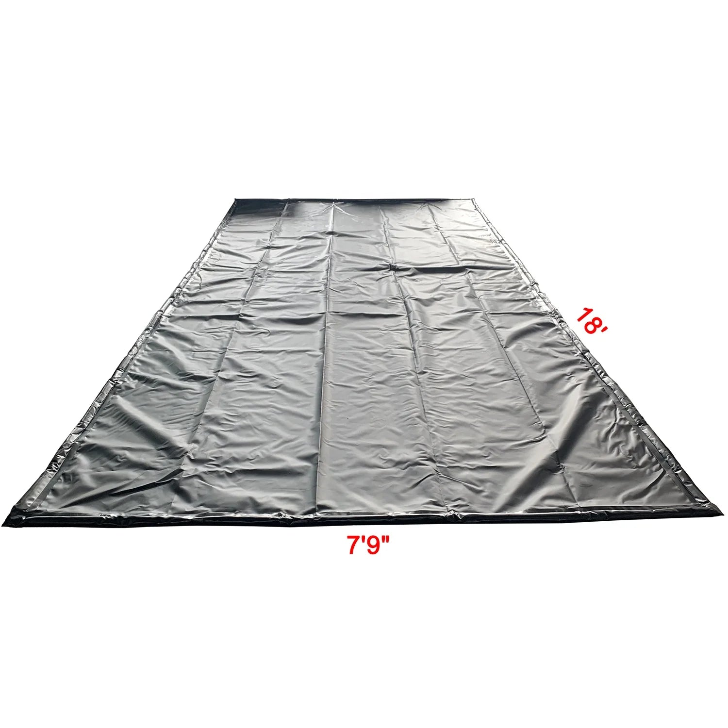 UNEED 7'9" X 18' Waterproof PVC Garage Car Floor Mats For Protecting Cleaning From Snow, Mud, Rain