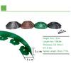 Landscape Edging Kit Lawn Edging Include 15 Spikes PE Garden Edging Border for Landscaping Flower Gardens Lawn