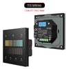 DT6 DT8 DALI Master Glass Wall Mounted Touch Panel 4 Control Modes DALI-2 Certified DALI Master Touch keys With LED Indicator