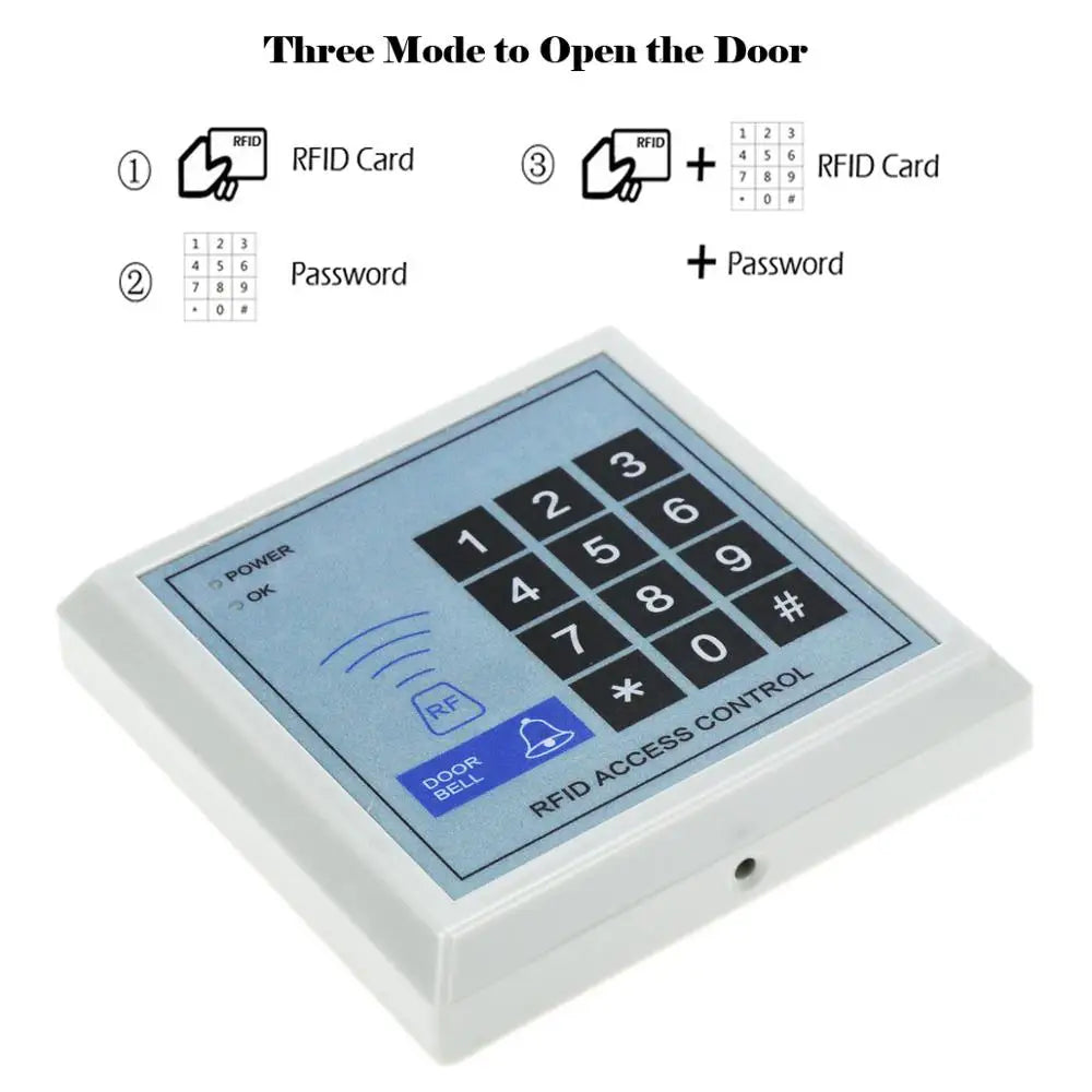 RFID Access Control System Safe Electronic Gate Opener Home Garage Digital Set Eletric Magnetic  Smart Door Lock Kit