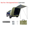 Outdoor Car Rear Tent Camping Picnic Car Rear Tent with Canopy Car Rear Extension Tent Sunshine-Proof Rain-Proof Car Rear Tent