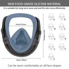27 in 1 full face mask, reusable, wide field of vision, widely used in paint and welding woodworking 6800 respirator
