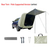 Outdoor Car Rear Tent Camping Picnic Car Rear Tent with Canopy Car Rear Extension Tent Sunshine-Proof Rain-Proof Car Rear Tent