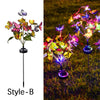 Garden Summer External Solar Lights Eternal Flower Sunflower LED Solar Lawn Lamp Festival Outdoor Wedding Camping Party Decor