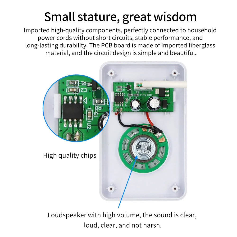 Wired Door Bell DC 12V Vocal Wired Doorbell Welcome Door Bell For Security Access Control System