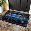 Racing Car Doormat Floor Mat with Bold 'RACING' Text BEntryway Kitchen Garage Living Room Mat Gift Car Enthusiasts Home Decor