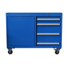 RW Workshop Stationary Garage Storage Tool Box Toolbox Worktable Work Bench With Hooks Plate Board Heavy Duty Steel Cabinet