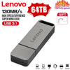 Lenovo Metal 64TB U Disk Flash Drive USB 3.0 High Speed File Transfer 16TB 8TB Ultra-large Capacity Waterproof Mechanical Style