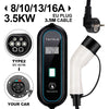 TAYSLA EV Charger Type 2 IEC62196-2 Portable EVSE Charging Cable 16A 3.5KW EV Charging Station Wallbox EU Plug for Electric Car