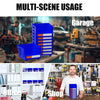 6/24Pcs Stackable/Hanging Garage Containers  Heavy-Duty Organizer Shelf System with Multi-Purpose Design