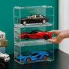 Car model display box transparent model storage rack 1:24 car storage box stackable display cabinet