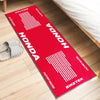 Honda Motorcycle Garage Display Carpet Floor Mat Garage Racing Electric Vehicle Mat Entrance Anti Slip Doormat Home Decoration
