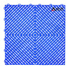 High Strength Automotive Modular Floor Motorcycle Floor Garage Mat 40x40CM Click Locked Drainage Mat