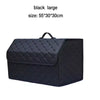 Car storage box car trunk storage storage box leather storage box box folding multi-functional car supplies travel outing