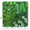 50x50cm 3d Artificial Plant Panel Plastic Outdoor Green Lawn Diy Home Decor Wedding Backdrop Garden Grass Wall Flower Wall