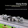 Mini DIY Workbench Multifunctional Milling Machine Working Slide Table Vise Fixture Adjustment Worktable