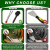 2 pieces of multi-functional garden lawn mower deck, cleaning scraper brush set