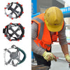 Hot 4/8 Points Support Helmet Lining Knob/button Suspension System Hat Adjustable Lock Strap Black&grey Head Belt