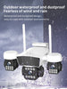 6K Triple‑Lens Outdoor PTZ Camera
